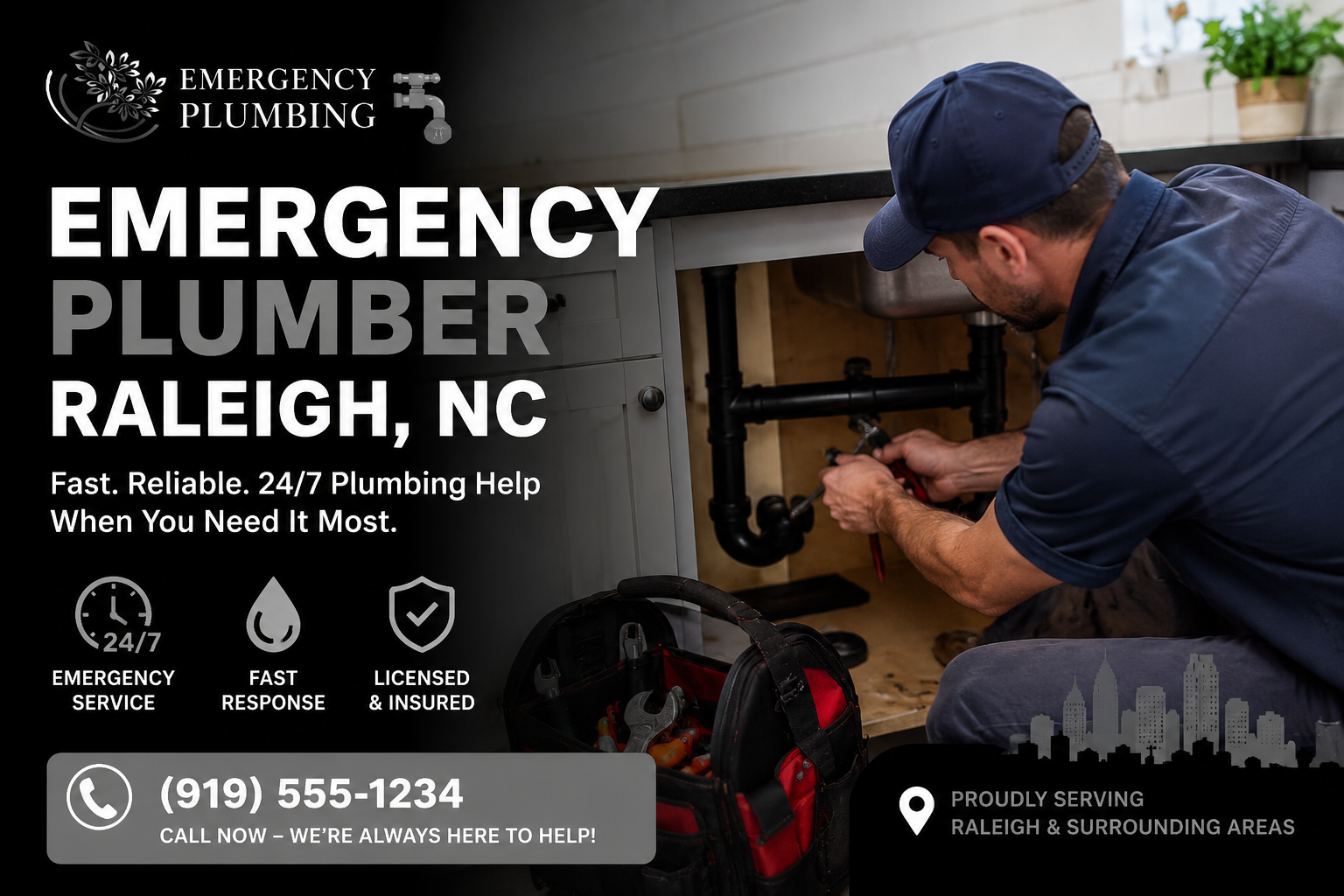 emergency plumbers in Raleigh