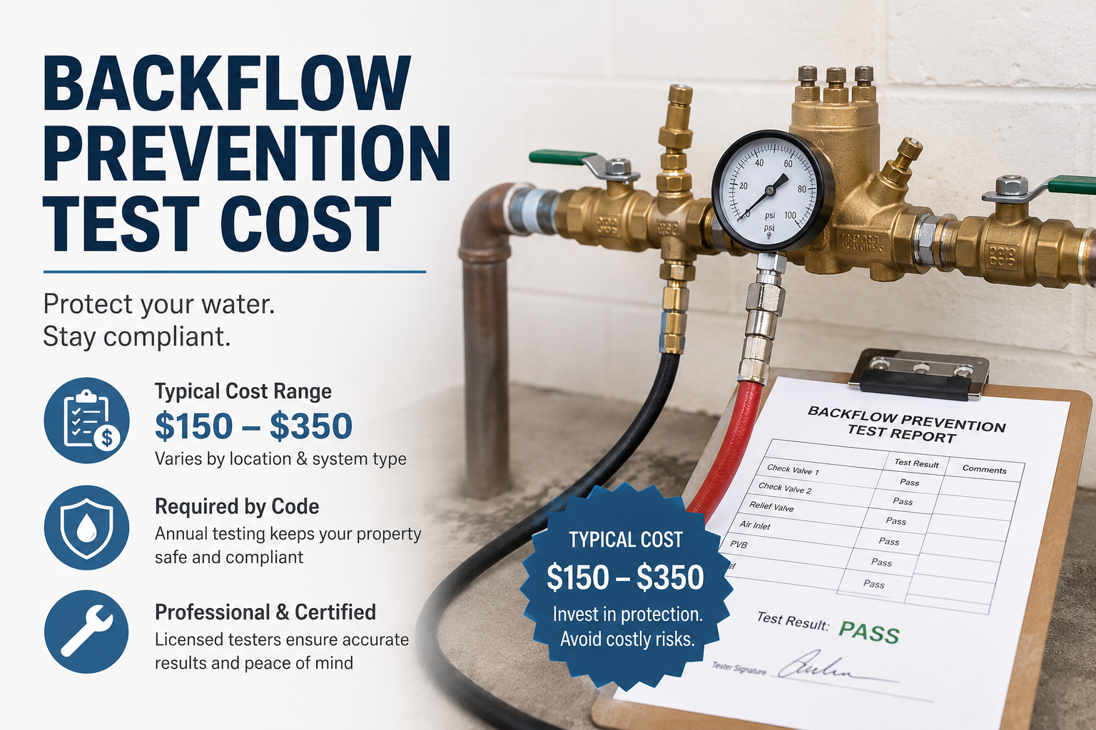 How Much Does Backflow Preventer Testing Cost?