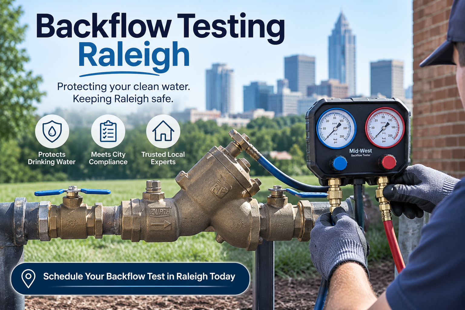 backflow testing in Raleigh